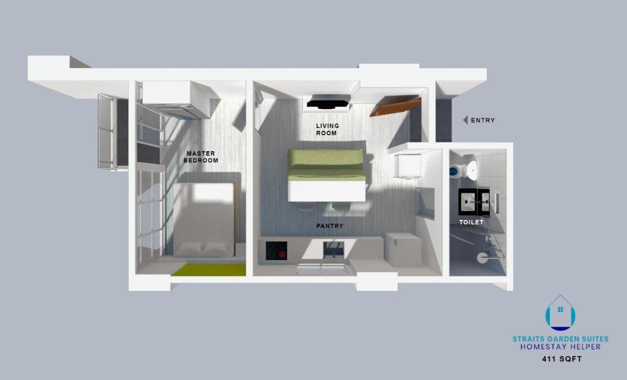 Straits Garden Suites By The Homestay Helper George Town Dış mekan fotoğraf